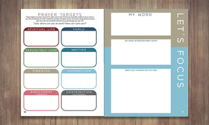 BLUEPRINT PAGES ONLY - MY BRILLIANT WRITING PLANNER (NO monthly or weekly Pages) Color Tree Front