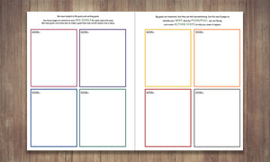 BLUEPRINT PAGES ONLY - MY BRILLIANT WRITING PLANNER (NO monthly or weekly Pages) Color Tree Wrap