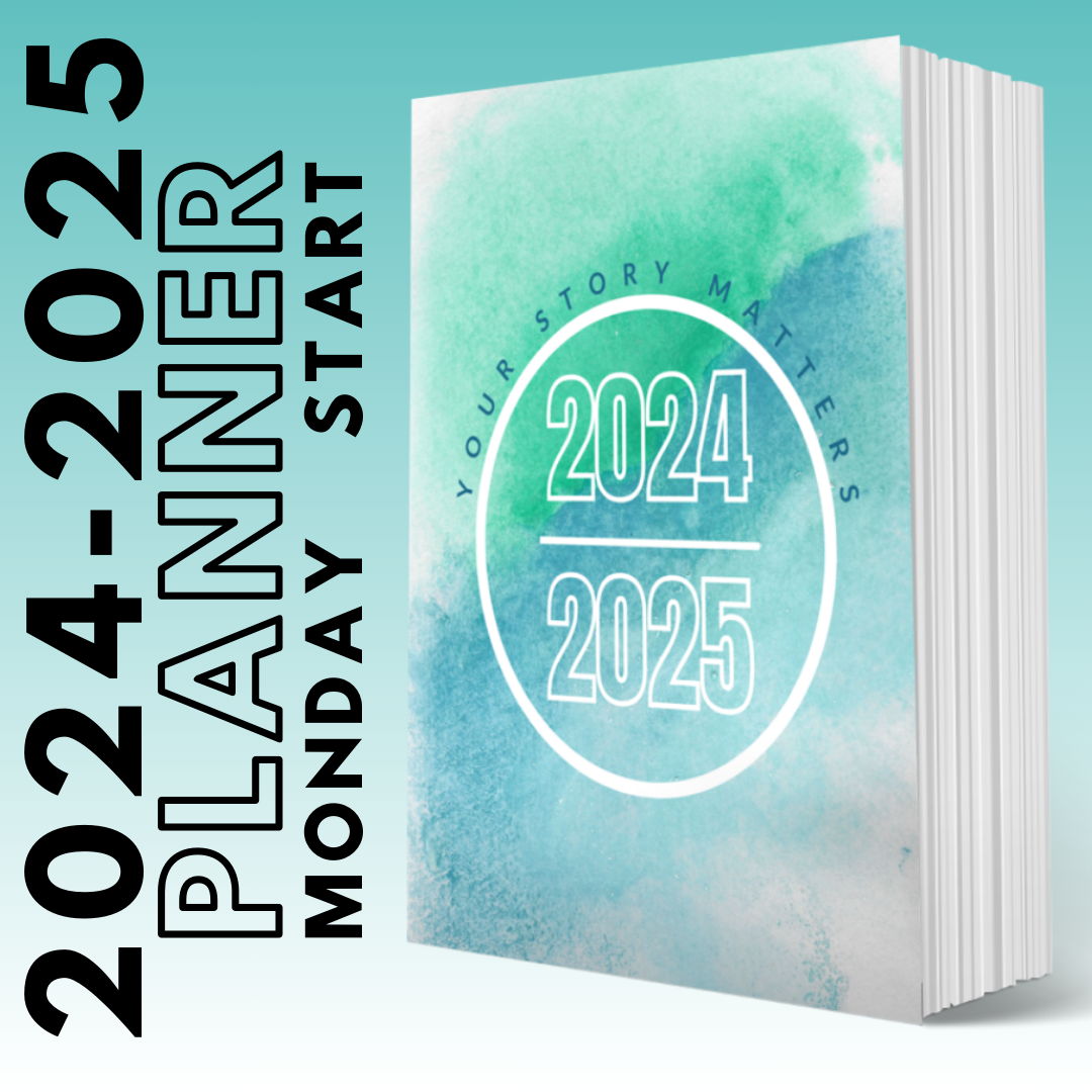 2024/2025 - MY BRILLIANT WRITING PLANNER- Blue/Green