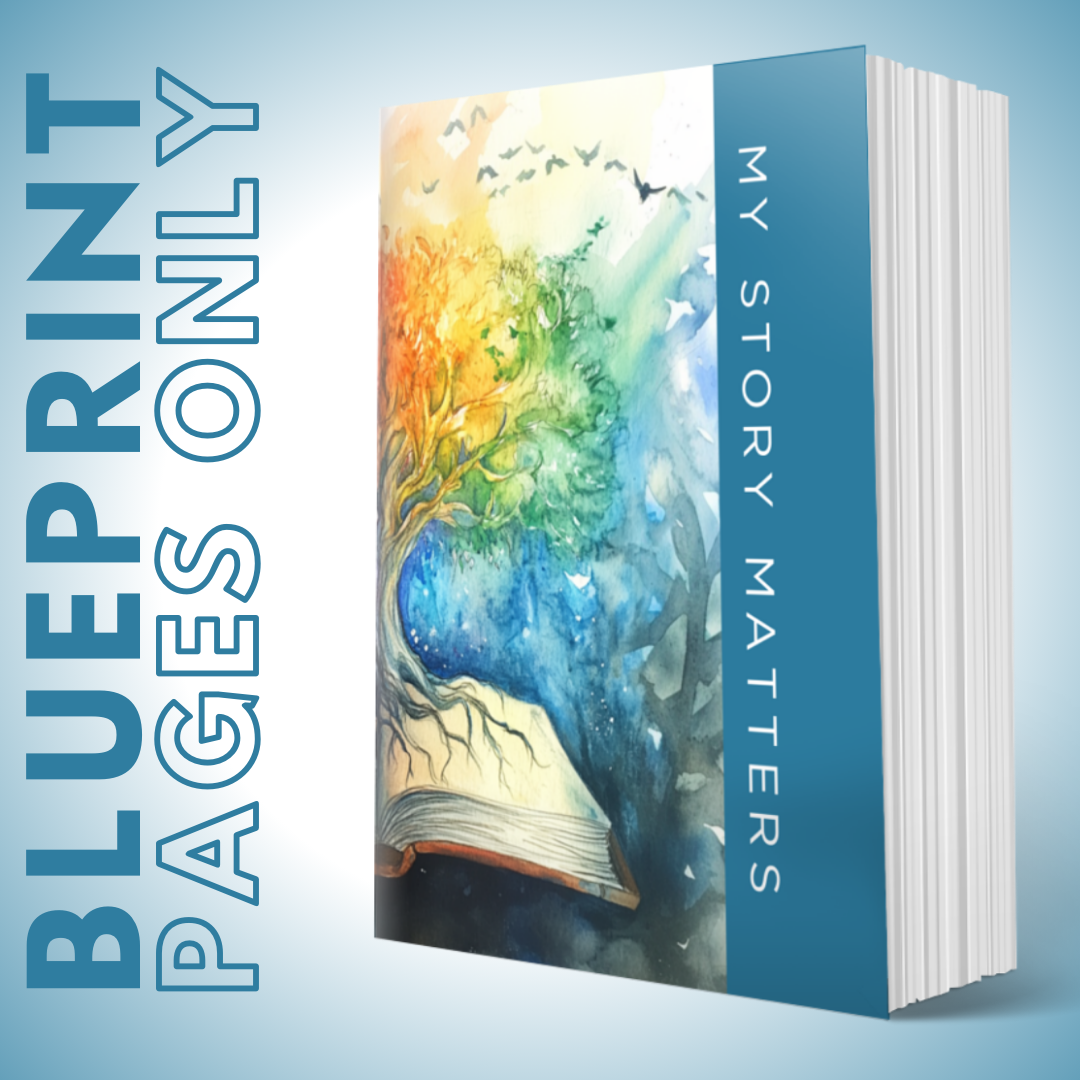 BLUEPRINT PAGES ONLY - MY BRILLIANT WRITING PLANNER (NO monthly or weekly Pages) Blue Tree