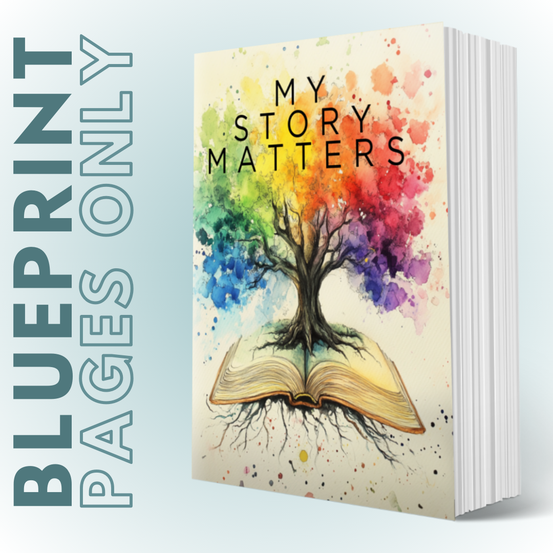 BLUEPRINT PAGES ONLY - MY BRILLIANT WRITING PLANNER (NO monthly or weekly Pages) Color Tree Front