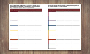 2025  MY BRILLIANT WRITING PLANNER - Watercolor Yellow & Green