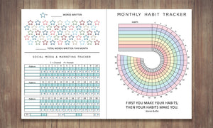 2025  MY BRILLIANT WRITING PLANNER - Full Colorful Tree