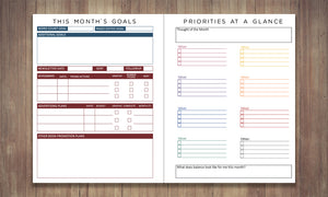 2025  MY BRILLIANT WRITING PLANNER - Full Colorful Tree