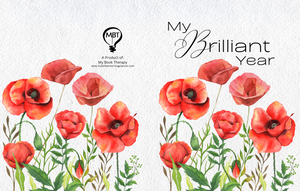 UNDATED  MY BRILLIANT WRITING PLANNER - Red Poppies