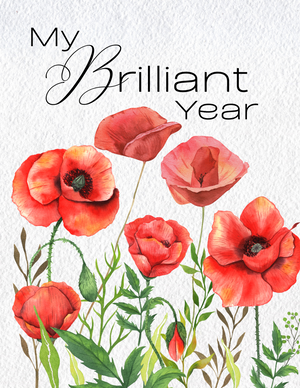 UNDATED  MY BRILLIANT WRITING PLANNER - Red Poppies