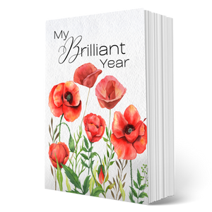 UNDATED  MY BRILLIANT WRITING PLANNER - Red Poppies