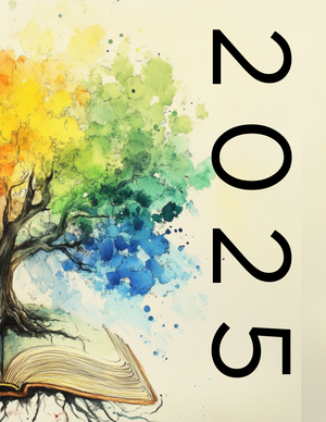 2025  MY BRILLIANT WRITING PLANNER - Watercolor Tree Wrap Around